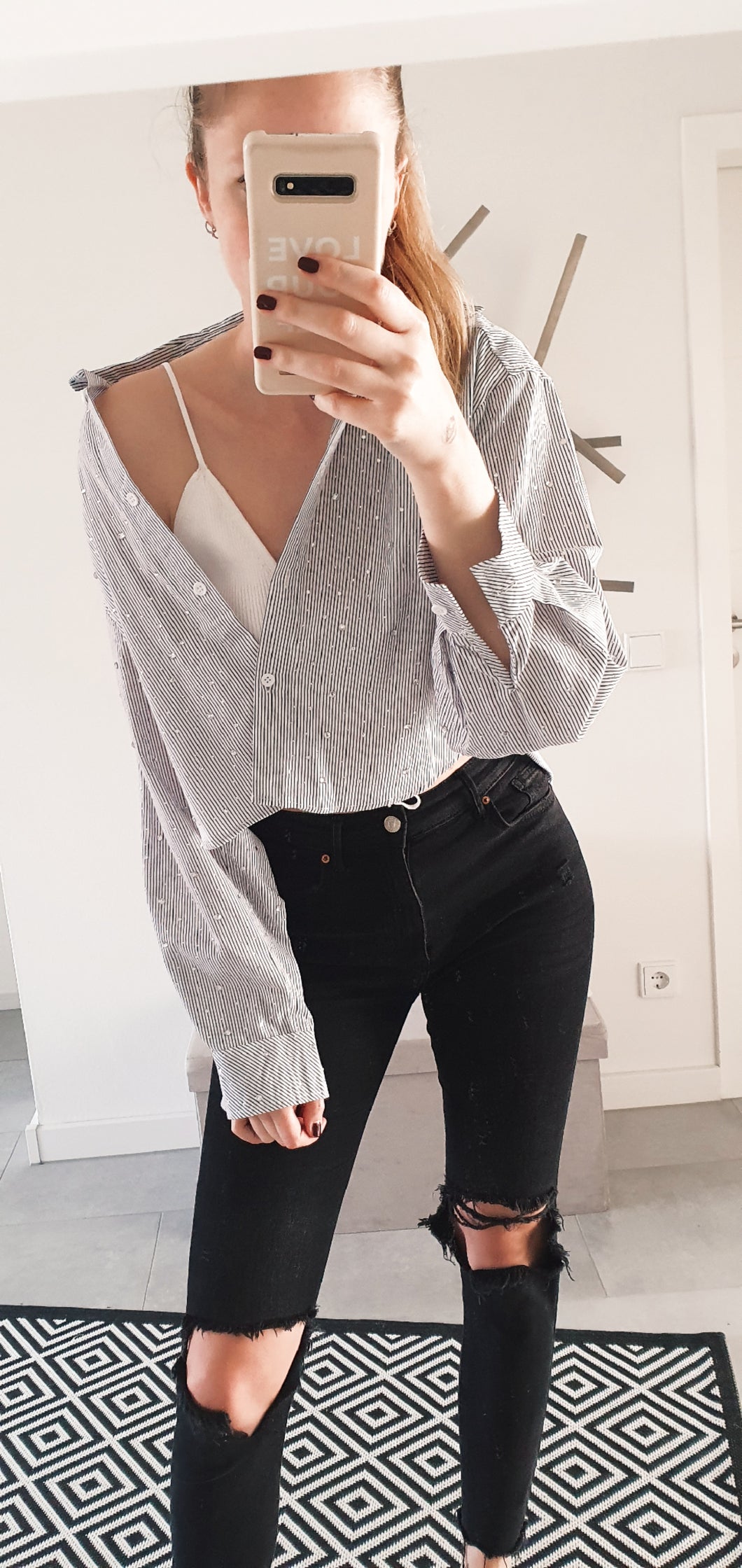 Kurze Bluse 