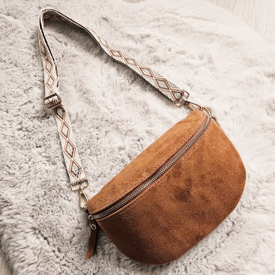 Crossbody bag Gr. M <br> versch. Farben + Handykette