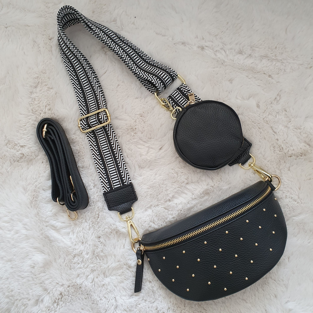 Crossbody bag S mit coin bag <br> + 1 Extragurt gratis