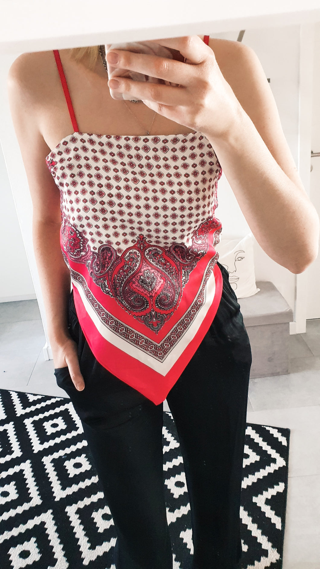 Satintop <br> versch. Farben