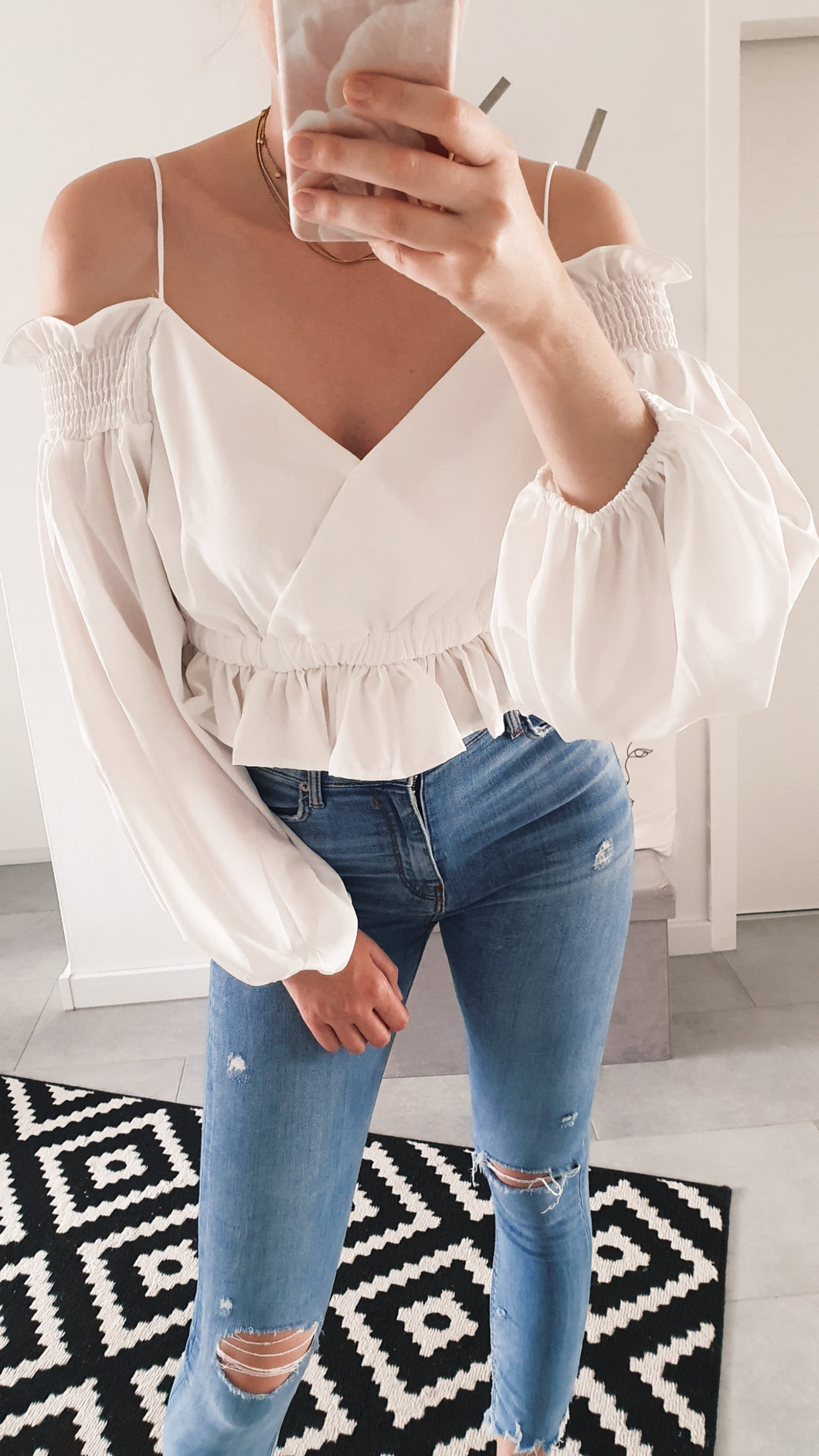 Cropped Bluse