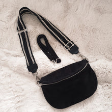 Lade das Bild in den Galerie-Viewer, Crossbody bag M+ Wildleder &lt;br&gt; versch. Farben + 1 Extragurt gratis
